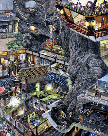 Master Pena dan Tinta: The Drawings Monumental dari Manabu Ikeda