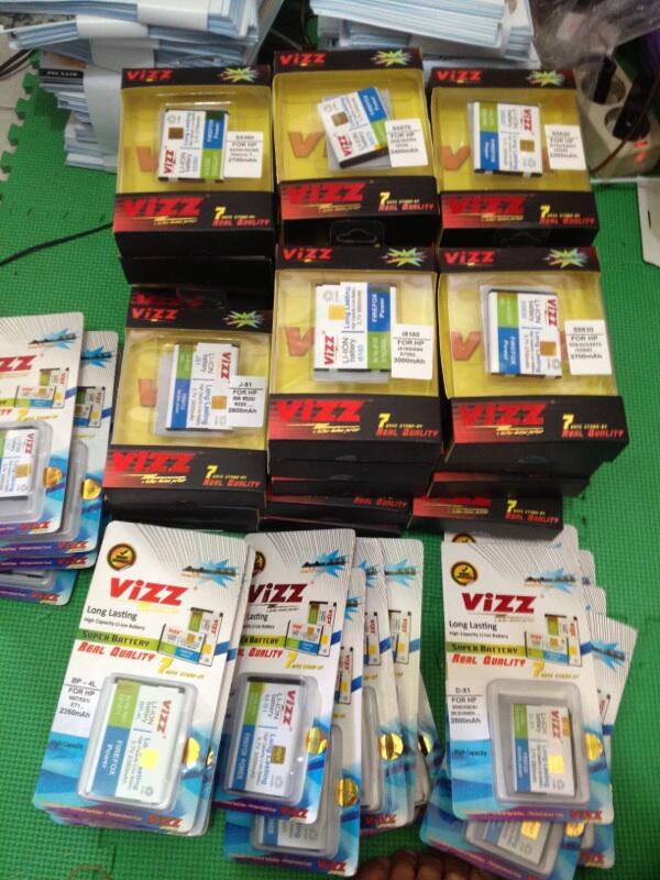 DISTRIBUTOR VIZZ BATERAI DOUBLE POWER Blackberry,Nokia,Samsung Android,Sony Erricson