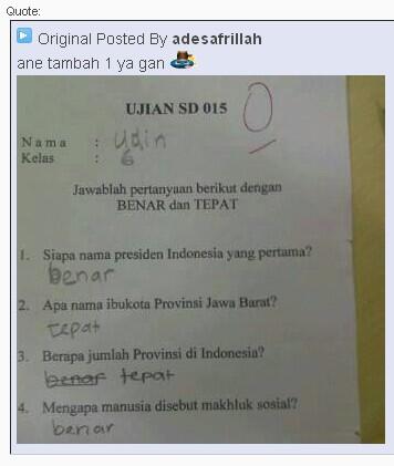 10 Jawaban Soal Ujian Paling Konyol, Siap Tertawa? 