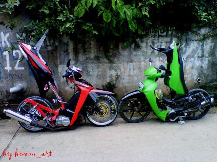 Gak Cuma Sepeda Yang Bisa Di Lipet, Motor Juga Bisa Gan ......