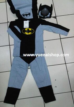 Jual setelan anak gambar logo Superhero & baju kostum