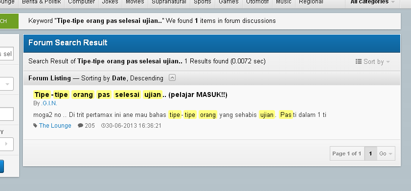 Tipe-tipe orang pas selesai ujian.. (pelajar MASUK!!)