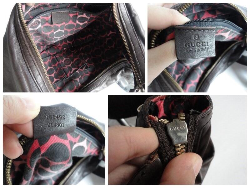 TAS SECOND BEKAS BRANDED GUCCI HOBO, GUCCI CANVAS AUTHENTIC NON KW