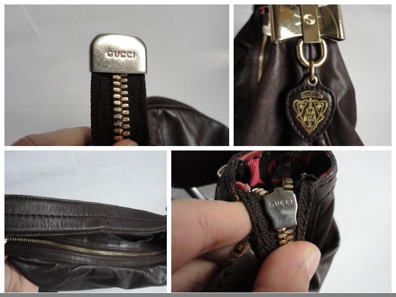 TAS SECOND BEKAS BRANDED GUCCI HOBO, GUCCI CANVAS AUTHENTIC NON KW