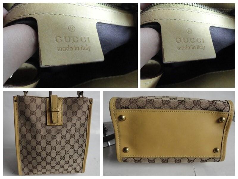 TAS SECOND BEKAS BRANDED GUCCI HOBO, GUCCI CANVAS AUTHENTIC NON KW