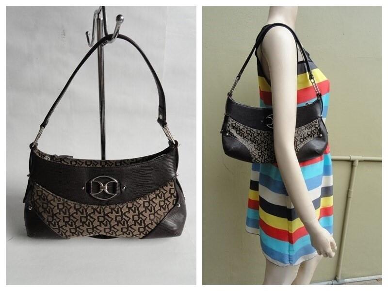 TAS SECOND BEKAS BRANDED GUCCI HOBO , GUCCI CANVAS , DKNY JACQUARD