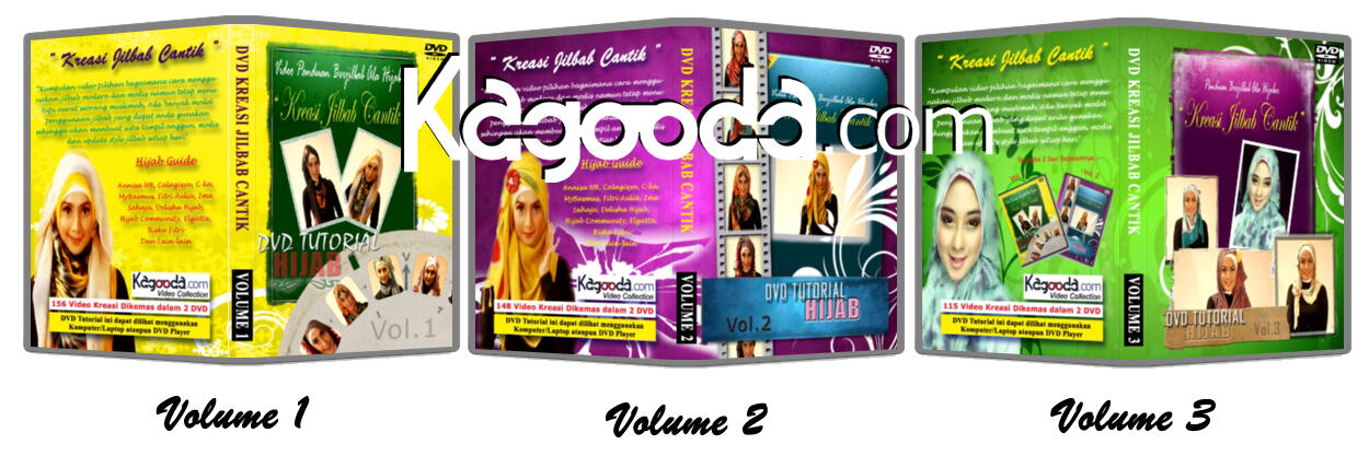 DVD TUTORIAL Kreasi Jilbab Cantik