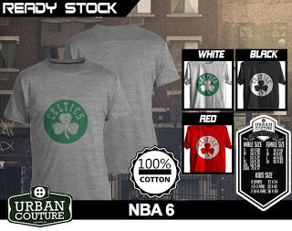 T-SHIRT KAOS DISTRO NBA BASKETBALL ( MIAMI HEAT LAKERS ETC) & SLAMDUNK READY STOCK !!