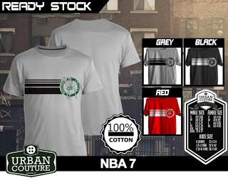 T-SHIRT KAOS DISTRO NBA BASKETBALL ( MIAMI HEAT LAKERS ETC) & SLAMDUNK READY STOCK !!