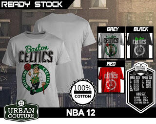 T-SHIRT KAOS DISTRO NBA BASKETBALL ( MIAMI HEAT LAKERS ETC) & SLAMDUNK READY STOCK !!