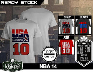 T-SHIRT KAOS DISTRO NBA BASKETBALL ( MIAMI HEAT LAKERS ETC) & SLAMDUNK READY STOCK !!