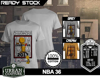 T-SHIRT KAOS DISTRO NBA BASKETBALL ( MIAMI HEAT LAKERS ETC) & SLAMDUNK READY STOCK !!