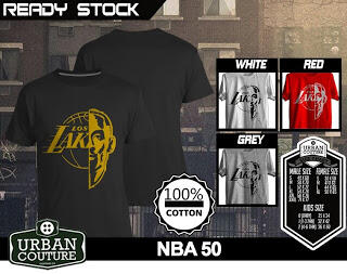 T-SHIRT KAOS DISTRO NBA BASKETBALL ( MIAMI HEAT LAKERS ETC) & SLAMDUNK READY STOCK !!