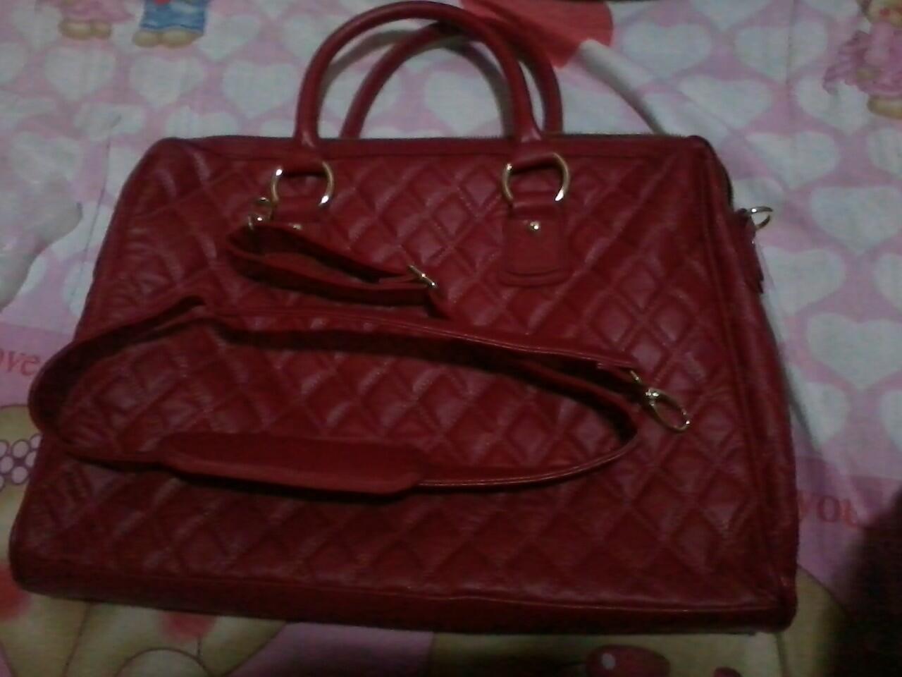 Tas Powere Red Bussiness Bag
