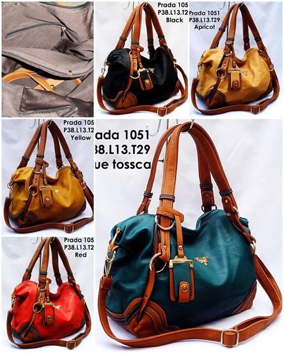 PROMO Tas Kulit, Rajut dan Tas Bermerk (Prada, ZARA, CHLOE, BOURZU, FURLA))