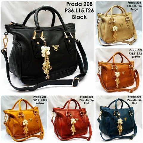 PROMO Tas Kulit, Rajut dan Tas Bermerk (Prada, ZARA, CHLOE, BOURZU, FURLA))