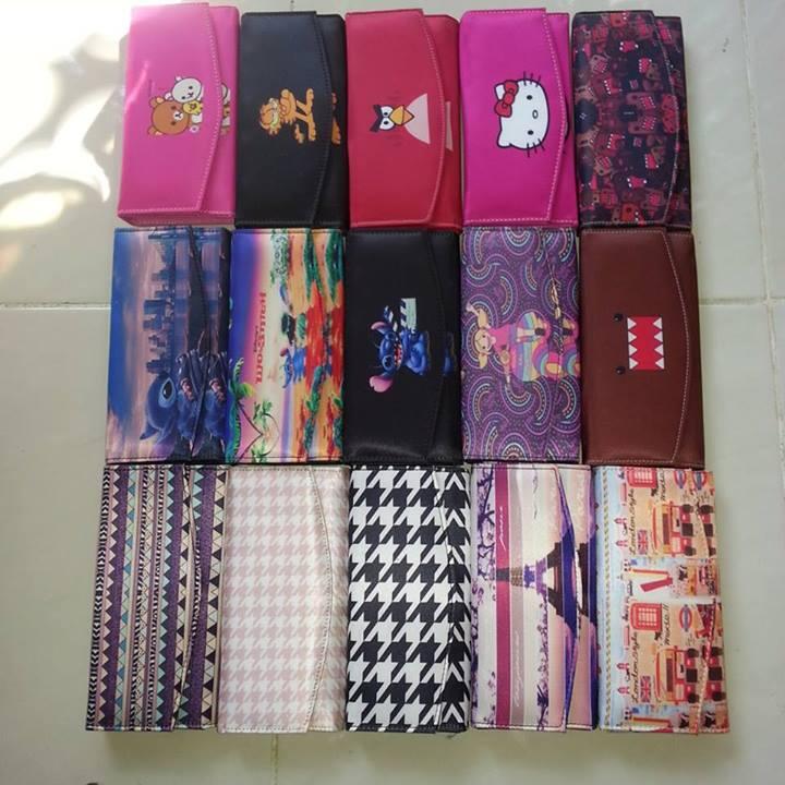 DIJUAL DOMPET PRINTING CEWE DAN COWO BISA COSTUM JUGA LOH