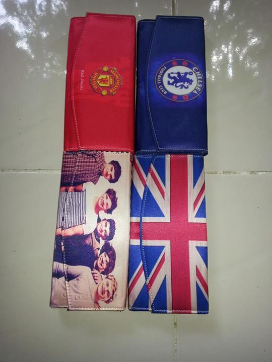 DIJUAL DOMPET PRINTING CEWE DAN COWO BISA COSTUM JUGA LOH