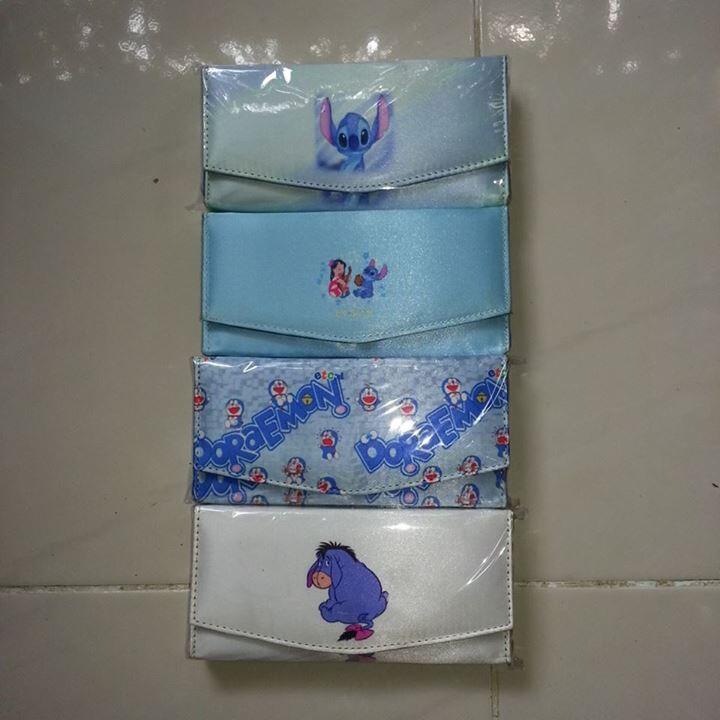 DIJUAL DOMPET PRINTING CEWE DAN COWO BISA COSTUM JUGA LOH