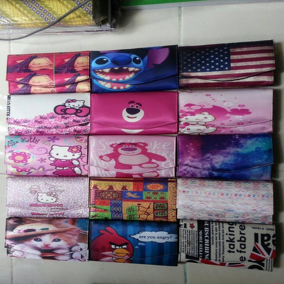 DIJUAL DOMPET PRINTING CEWE DAN COWO BISA COSTUM JUGA LOH