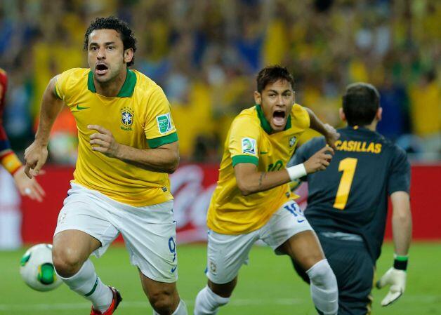 Photo-photo kemenangan Brazil di piala Konfederasi