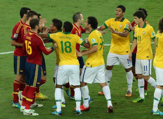 Photo-photo kemenangan Brazil di piala Konfederasi