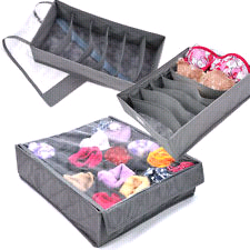Bamboo Underwear Storage box Set (1 set = 3 box)