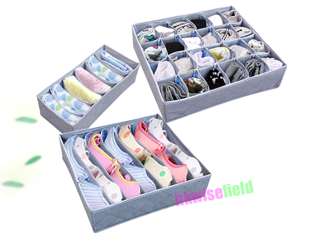 Bamboo Underwear Storage box Set (1 set = 3 box)