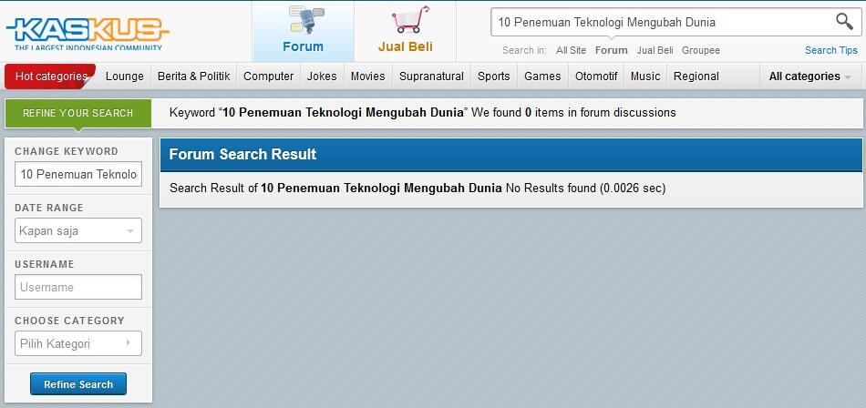 10 Penemuan Teknologi Mengubah Dunia