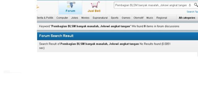 Pembagian BLSM banyak masalah, Jokowi angkat tangan