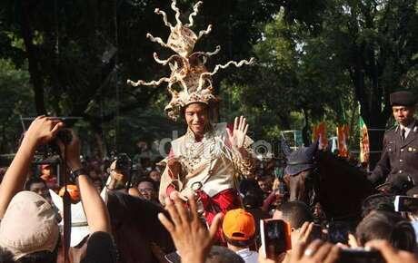 4 Keunikan Jokowi di Jakarnaval 2013