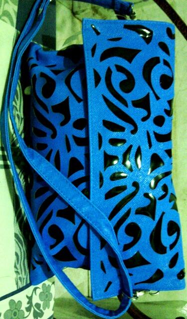 neon bag abstrak motif