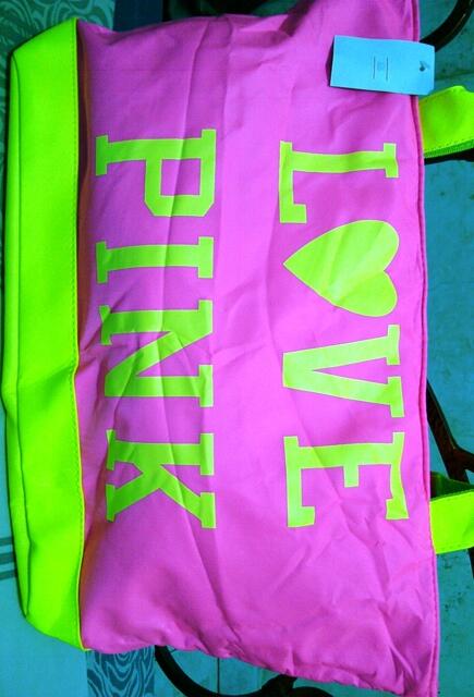 neon bag abstrak motif
