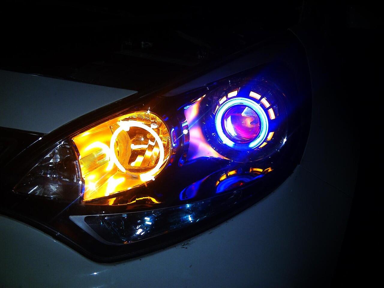 Cari Car Lightning Specialist Modifikasi Angel Eyes LED Full