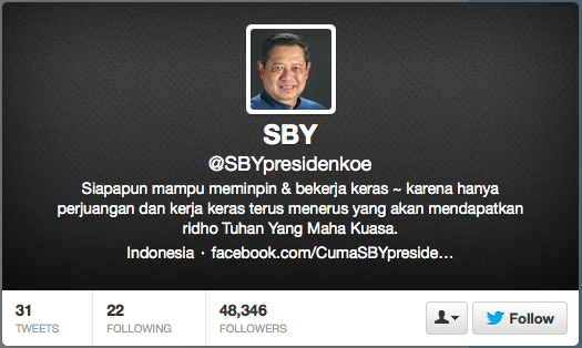 &#91;MASIH&#93; Obrolan Seputar Twitter dan Akun SBY !!