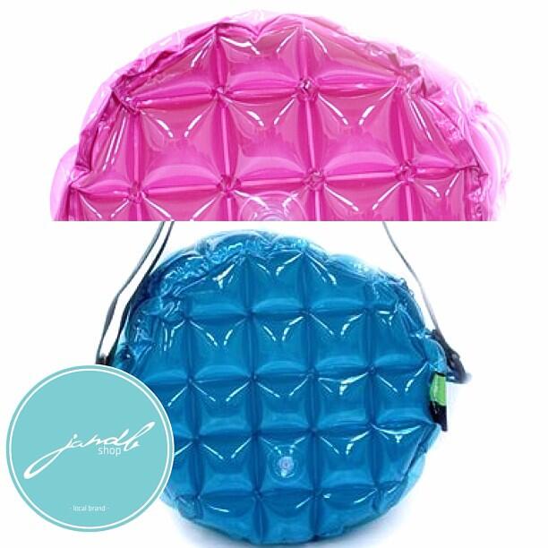 TOTE BAG SIZE S DUO CHIC, INFLAT DECOR BUBBLY BAG