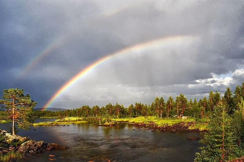 Fenomena Alam Pelangi Ganda Yang Menakjubkan