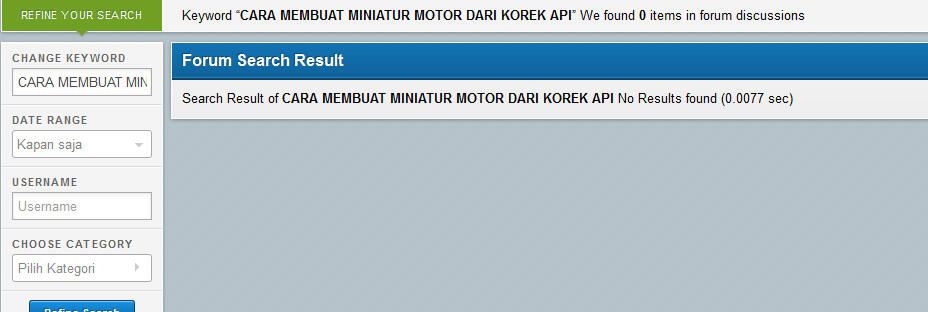 CARA MEMBUAT MINIATUR MOTOR DARI KOREK API