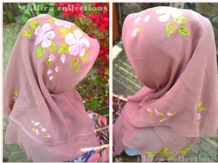 Kerudung Lukis Elfira