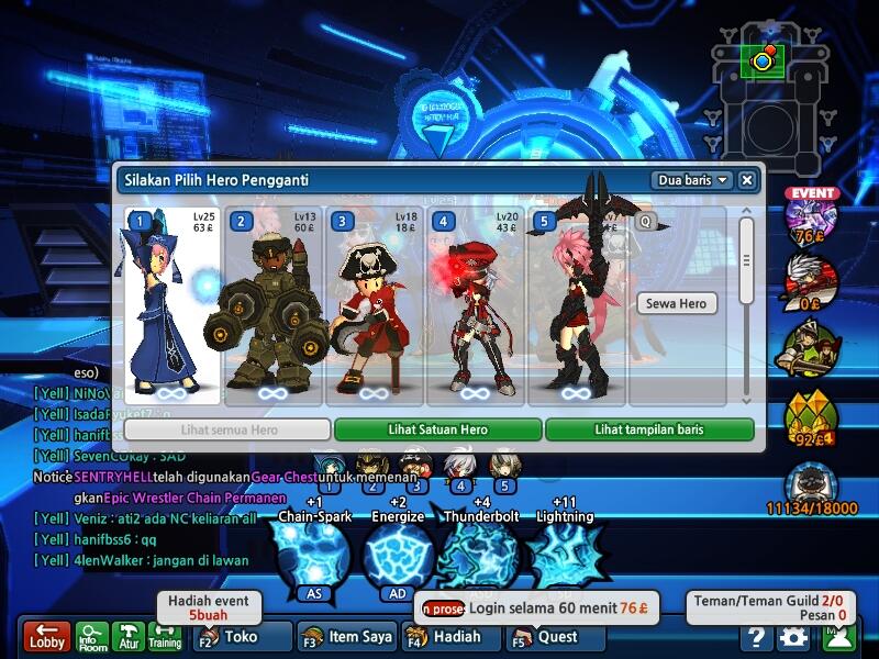 Jual Char Lost Saga MURAH bisa NEGO
