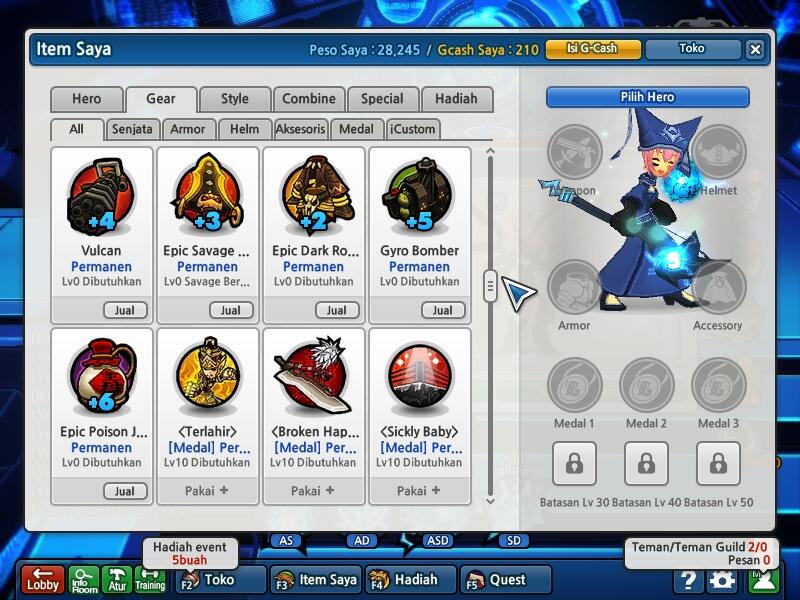 Jual Char Lost Saga MURAH bisa NEGO