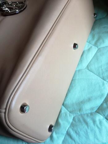 Tas/Bag Dior seri Diorissimo Second Medium Beige-Pink Kwalitas Premium