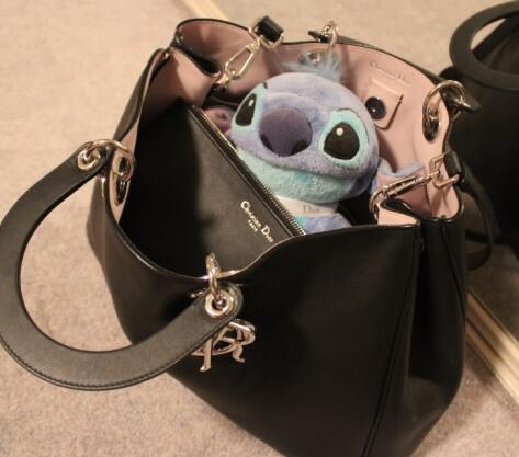 Tas/Bag Dior seri Diorissimo Second Medium Beige-Pink Kwalitas Premium