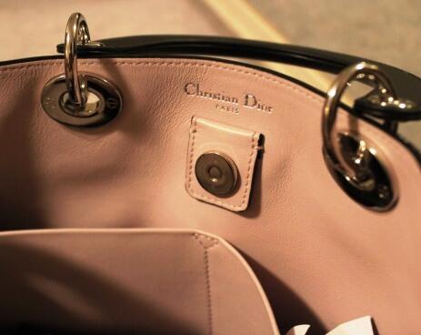 Tas/Bag Dior seri Diorissimo Second Medium Beige-Pink Kwalitas Premium