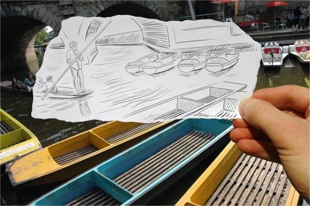 (Foto) Kamera Vs Pensil Yang Indah dan Kreatif