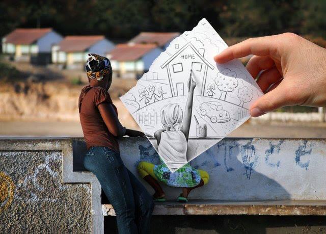 (Foto) Kamera Vs Pensil Yang Indah dan Kreatif