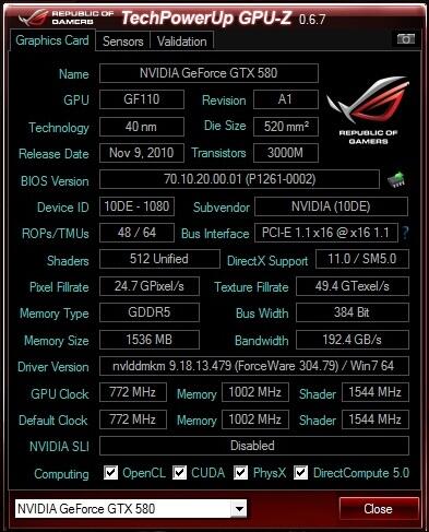 REVIEW MONSTER JADUL EVGA GTX 580 SC