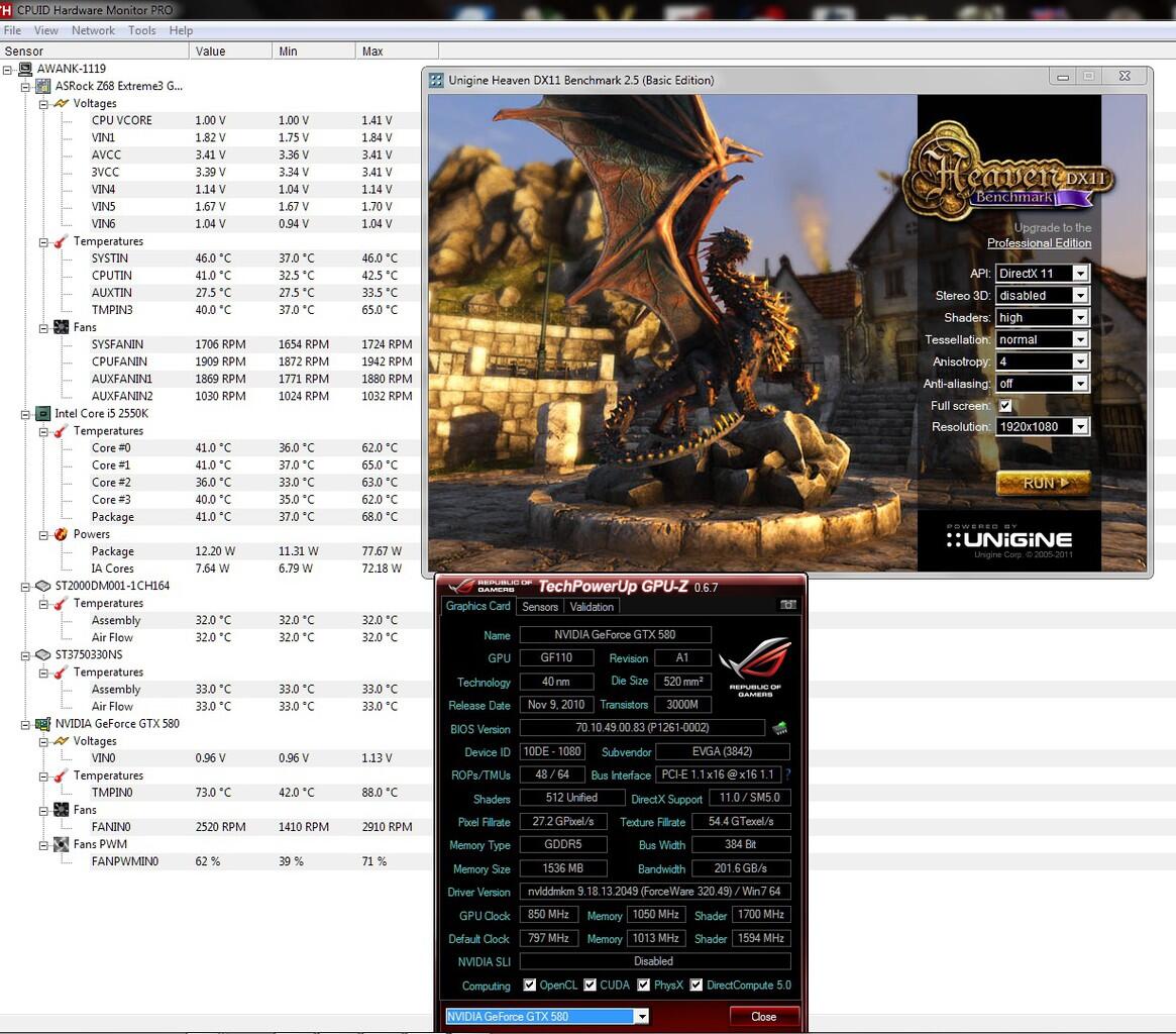 REVIEW MONSTER JADUL EVGA GTX 580 SC