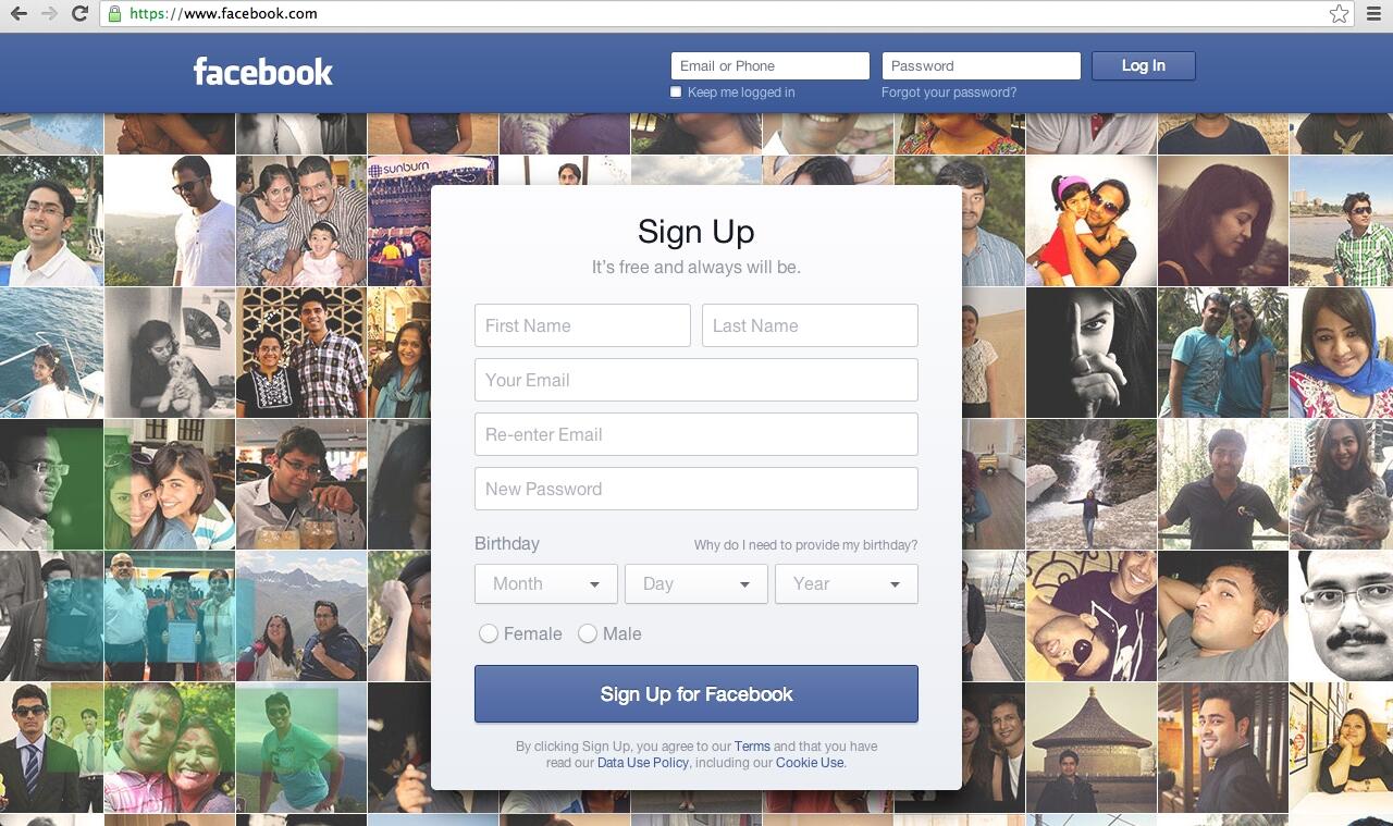 Facebook Tes Laman Login Baru, Ini Penampakannya