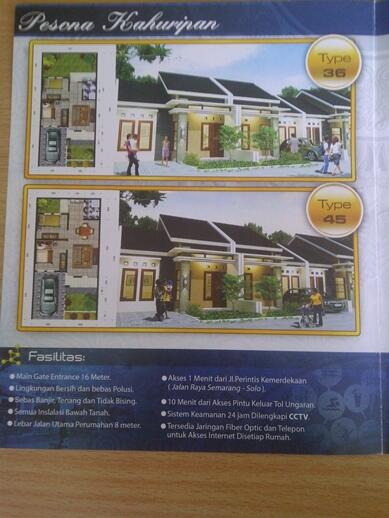 PERUMAHAN BUMI PESONA KALIPEPE CLUSTER SEMARANG MURAH